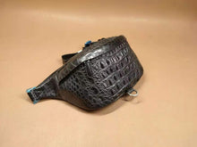 Load image into Gallery viewer, Crocodile Leather Crossbody Bag Money Shoulder Pack Men's