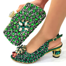 Load image into Gallery viewer, Beautiful Italian Shoes And Bag Sets GHT56