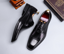 Load image into Gallery viewer, Cowhide Dress Shoes Business Men's