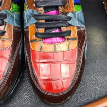 Load image into Gallery viewer, DON JOHN Crocodile Rainbow Sneakers Men's