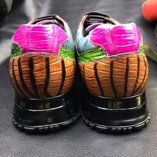 Load image into Gallery viewer, DON JOHN Crocodile Rainbow Sneakers Men's