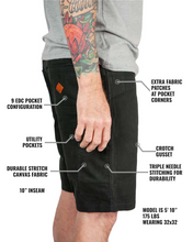 Load image into Gallery viewer, Havok Shorts 10" - Black