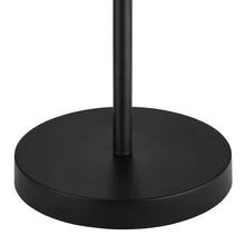 Load image into Gallery viewer, Modern 3-Light Floor Lamp in Black Metal Finish with White Plastic Shades