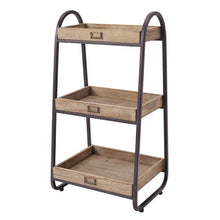 Load image into Gallery viewer, Industrial Freestanding 3-Tier Bathroom Storage Shelving Unit