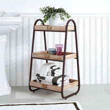 Load image into Gallery viewer, Industrial Freestanding 3-Tier Bathroom Storage Shelving Unit