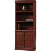 Load image into Gallery viewer, 71-inch High 3-Shelf Wooden Bookcase with Storage Drawer in Cherry Finish