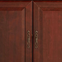 Load image into Gallery viewer, 71-inch High 3-Shelf Wooden Bookcase with Storage Drawer in Cherry Finish