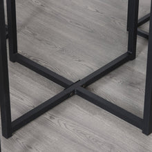 Load image into Gallery viewer, Farmhouse 5 Piece Square Walnut Wood Steel Kitchen Dining Set