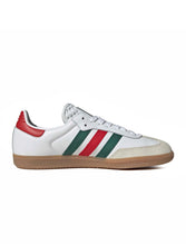 Load image into Gallery viewer, Adidas Mens Samba OG - White/Scarlet/Dark Green