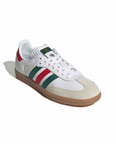 Load image into Gallery viewer, Adidas Mens Samba OG - White/Scarlet/Dark Green