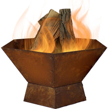 Load image into Gallery viewer, 23 Inch  Rustic Steel Affinity Fire Pit