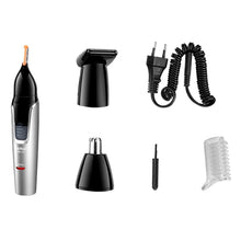 Load image into Gallery viewer, 3-in-1 Rechargeable Nose &amp; Ear Hair Trimmer — Micro Shaver, Beard &amp; Eyebrow Grooming Kit for Men &amp; Women (Cordless, 40-Min Run Time)