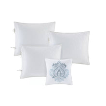 Load image into Gallery viewer, 6-Piece Farmhouse Country Cottage Quilted White Reversible Daybed Cover Set