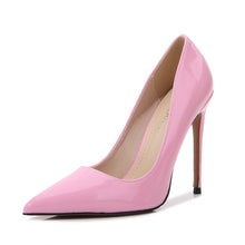 Load image into Gallery viewer, Patent Leather Pointed Stiletto High Heels Women's