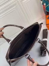 Load image into Gallery viewer, Luxury Crocodile Laptop Messenger Bag Men's