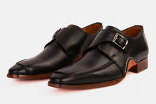 Load image into Gallery viewer, The Hagrid Black Single Monk Strap Handmade Men Shoe
