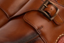 Load image into Gallery viewer, The Hagrid Tan Leather Single Monk Strap Handmade Men Shoe