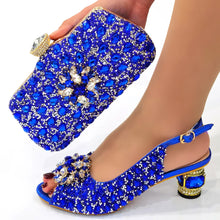 Load image into Gallery viewer, Beautiful Italian Shoes And Bag Sets GHT56