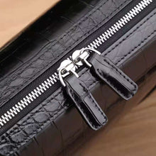 Load image into Gallery viewer, Crocodile belly Briefcase Handmade Business Laptop Bag Men's