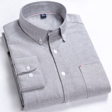 Load image into Gallery viewer, Button Down Collar Shirts 100% Cotton Men's