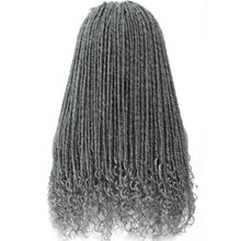 Load image into Gallery viewer, Long 22" Goddess Locs Headband Wig | Curly Ends | Soft Faux Locs | Synthetic Braids | For Women