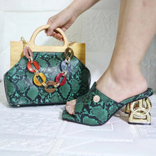 Load image into Gallery viewer, Matching Women Shoe and Bag Set HJL1-13