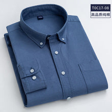 Load image into Gallery viewer, Button Down Collar Shirts 100% Cotton Men's