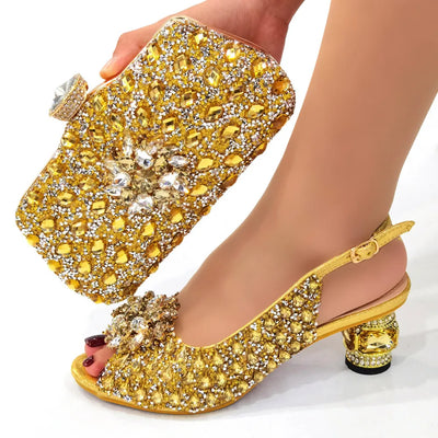 Beautiful Italian Shoes And Bag Sets GHT56