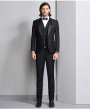 Load image into Gallery viewer, 3 Piece Suit Jacket Coat Pants &amp; Vest  Formal Slim Fit Men's