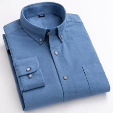 Load image into Gallery viewer, Button Down Collar Shirts 100% Cotton Men's