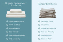 Load image into Gallery viewer, Organic Sateen Bed Sheets Set