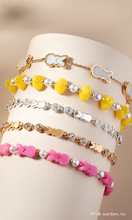 Load image into Gallery viewer, PEEPS® Pearlized Bunny Charm Bracelet
