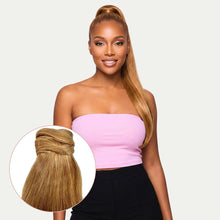 Load image into Gallery viewer, Honey Blonde 100% Human Hair Ponytail Extension