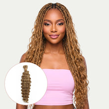 Load image into Gallery viewer, Honey Blonde Deep Wave 27 Bulk 100% Human Braiding Hair
