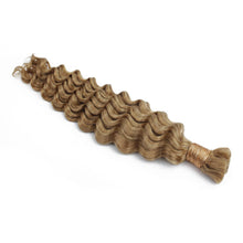 Load image into Gallery viewer, Honey Blonde Deep Wave 27 Bulk 100% Human Braiding Hair