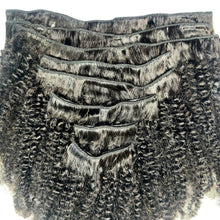 Load image into Gallery viewer, Afro Kinky Curly Clip-In 100% Human Hair Extensions