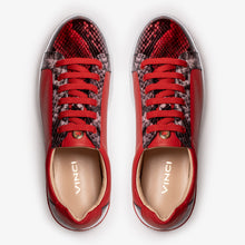 Load image into Gallery viewer, The Burano Red Leather Women Sneaker