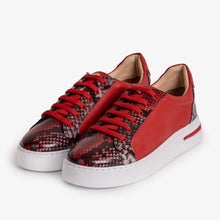 Load image into Gallery viewer, The Burano Red Leather Women Sneaker