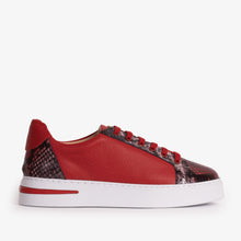 Load image into Gallery viewer, The Burano Red Leather Women Sneaker