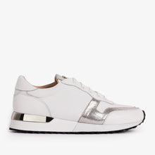 Load image into Gallery viewer, The Masal White Leather Women Sneaker