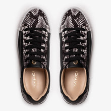 Load image into Gallery viewer, The Burano Black &amp; White  Leather Women Sneaker