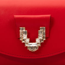 Load image into Gallery viewer, The Love Red  Leather Handbag