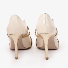 Load image into Gallery viewer, The Annapolis Cream Patent Leather Pump Women Shoe