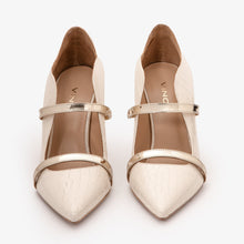 Load image into Gallery viewer, The Annapolis Cream Patent Leather Pump Women Shoe