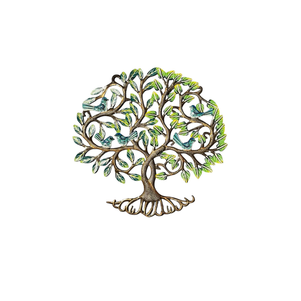 Medium Sweet Blue Birds Tree of Life