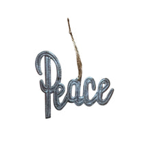 Load image into Gallery viewer, Peace Ornament- Cursive