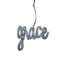 Load image into Gallery viewer, Grace Ornament- Cursive