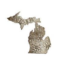 Load image into Gallery viewer, Michigan Floral Metal Art