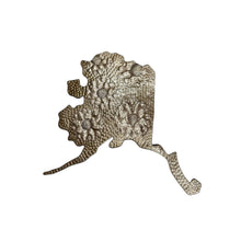 Load image into Gallery viewer, Alaska Floral Metal Art