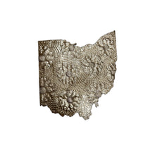 Load image into Gallery viewer, Ohio Floral Metal Art
